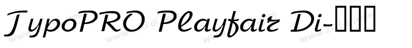 TypoPRO Playfair Di字体转换